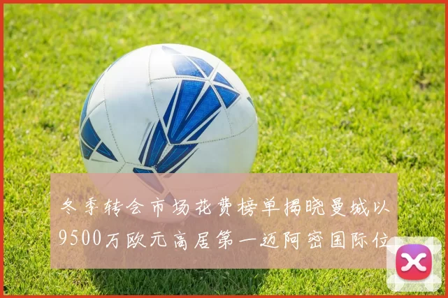 冬季转会市场花费榜单揭晓曼城以9500万欧元高居第一迈阿密国际位列第十一
